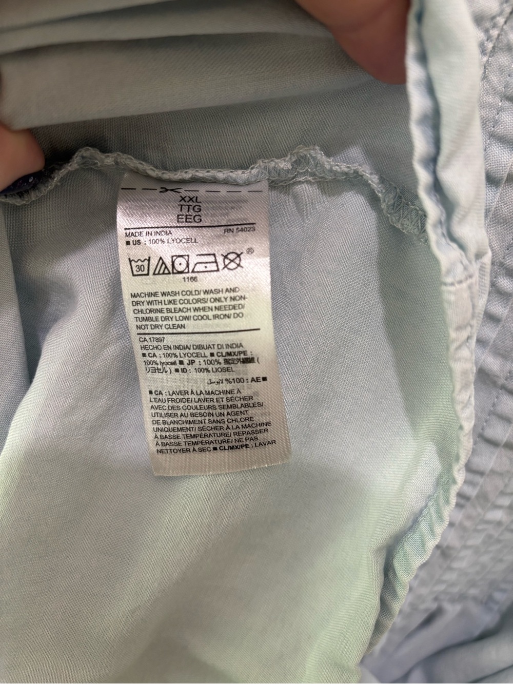 Old Navy Plus Size Denim Chambray Light Sleeveless Pintuck Ruffle Casual Dress - Picture 4 of 5